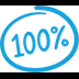 100%